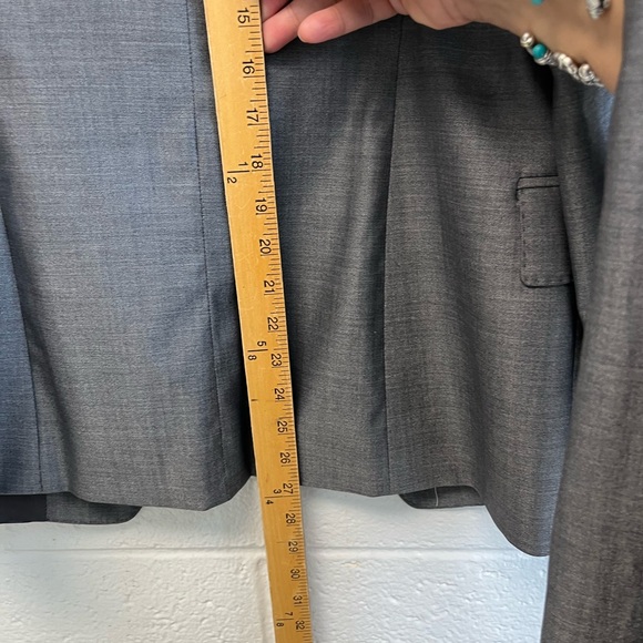 MaxMara Gray Wool & Silk Pantsuit Sz. 36 (US2) - Picture 8 of 16